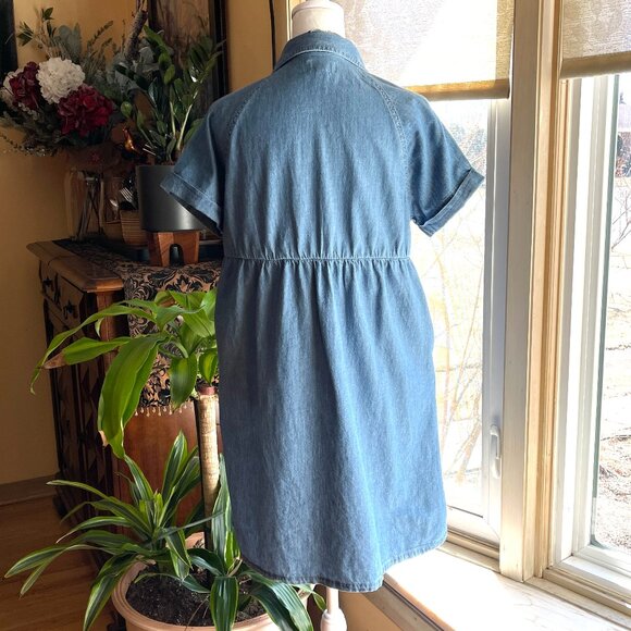 Pact Blue Mini Dress - Picture 4 of 9